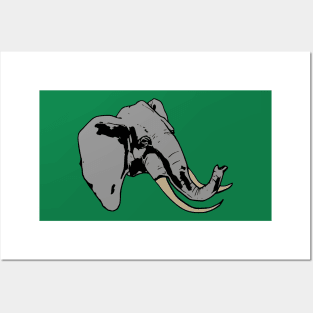 SAVE THE ELEPHANT-2 Posters and Art